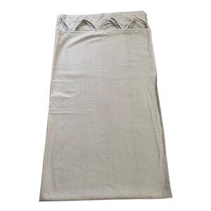 Pottery‎ Barn Curtain Panel 54"X96" Neutral Beige Linen Blend Tab Top Minimalist